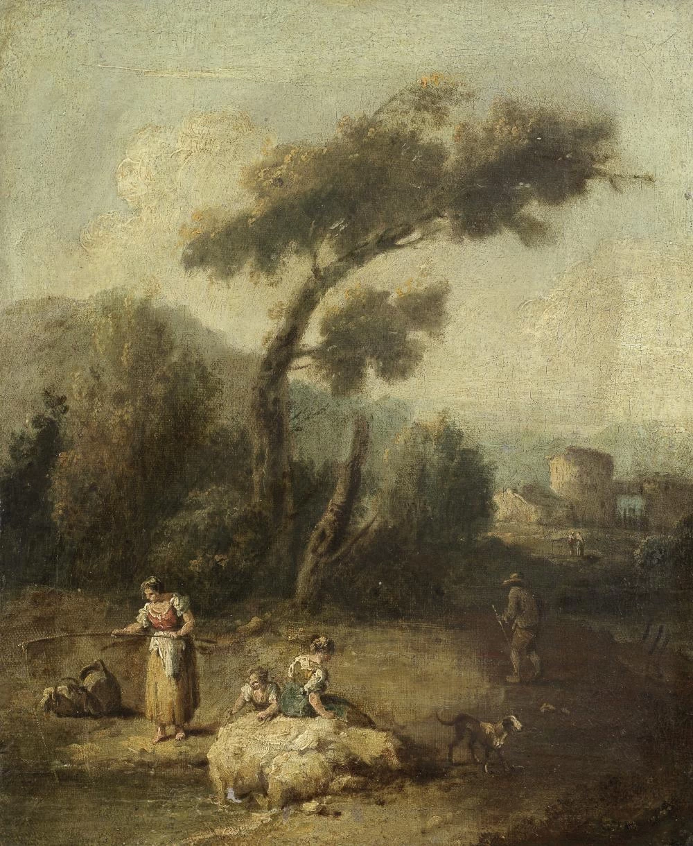 Paesaggio con figure